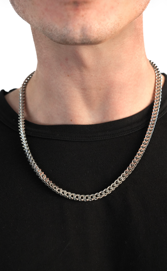 La Franco 5mm (argent) | 316L Stainless Steel Jewelry | Dix sur Dix