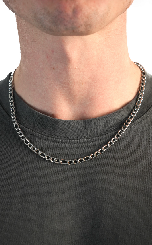 La Figaro 5mm (argent) | 316L Stainless Steel Jewelry | Dix sur Dix