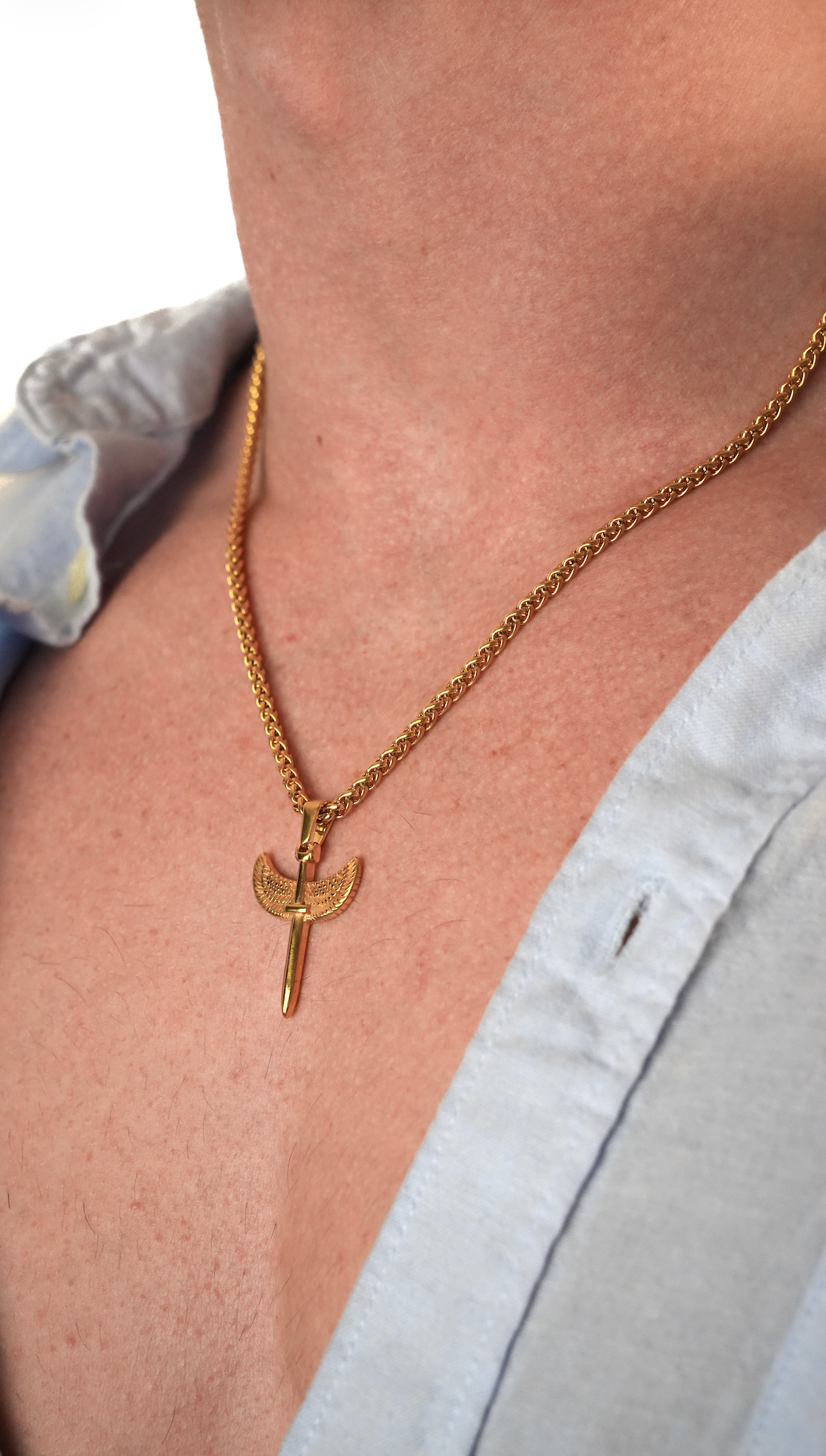 Lame Divine (or) | 316L Stainless Steel Jewelry | Dix sur Dix