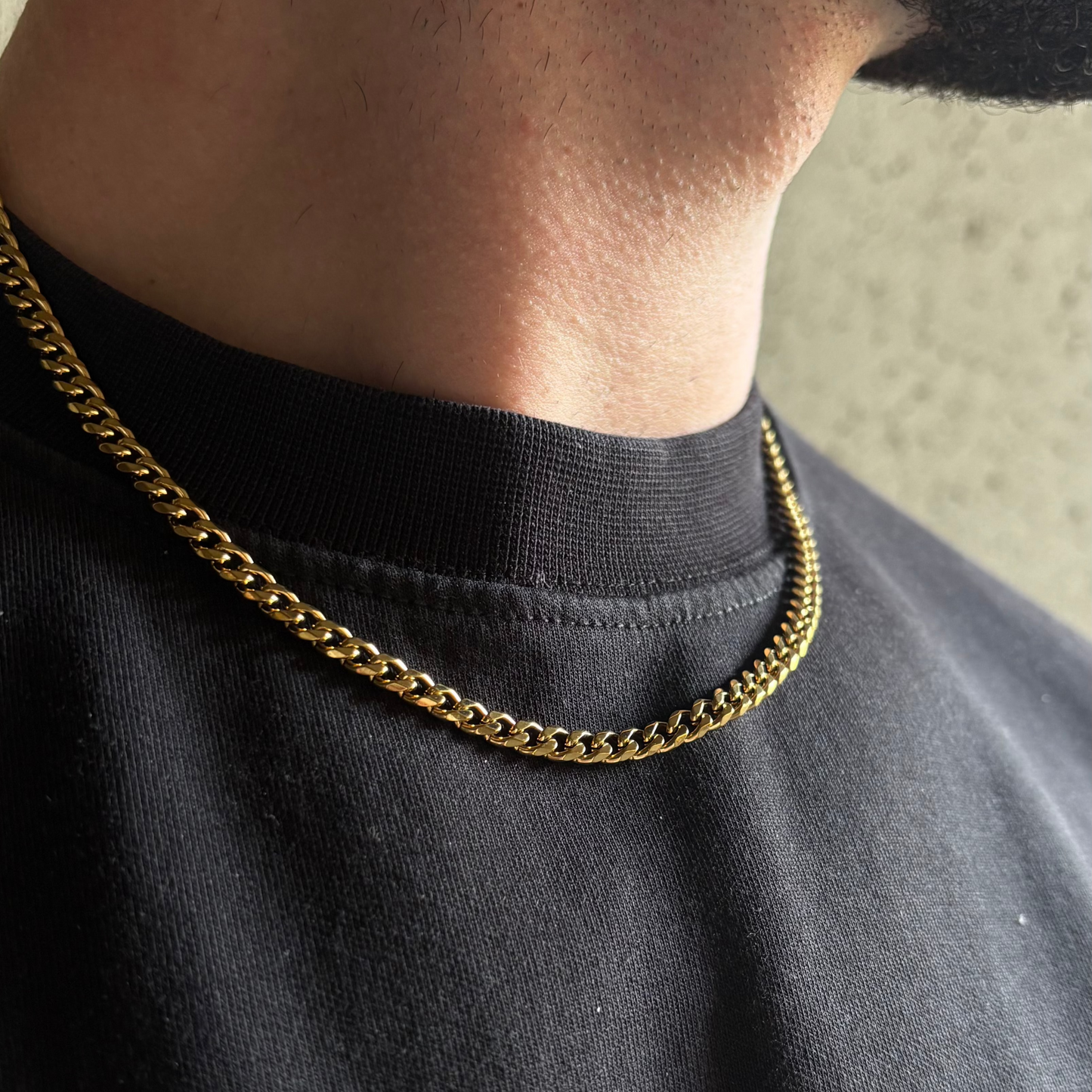 La Miami 5mm (or) | 316L Stainless Steel Jewelry | Dix sur Dix