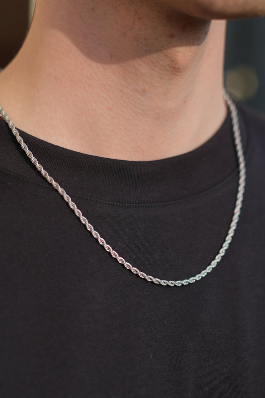 Torsade 3mm argent