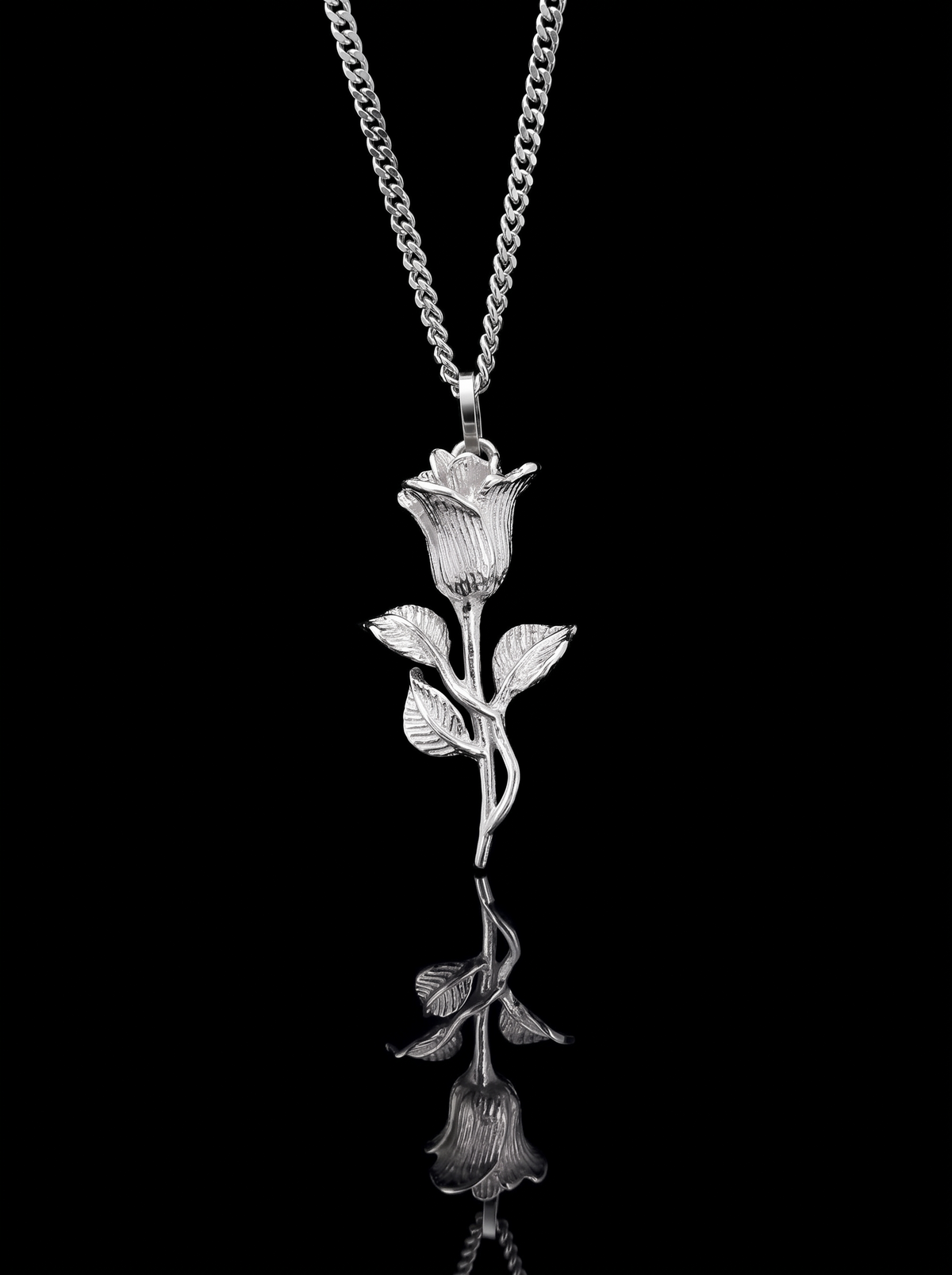 La rose (argent)