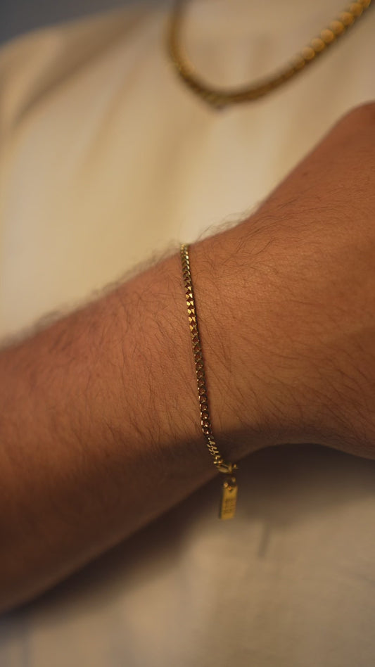 Bracelet minimaliste (or)